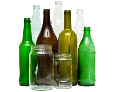 Glass bottles and jars